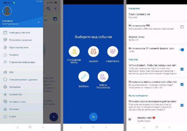 Медицинская карта 1. 4. 4 мод