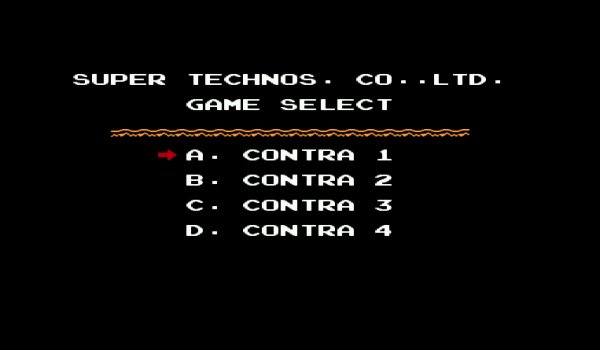 ~Contra (With 4 Menu) (Unl)