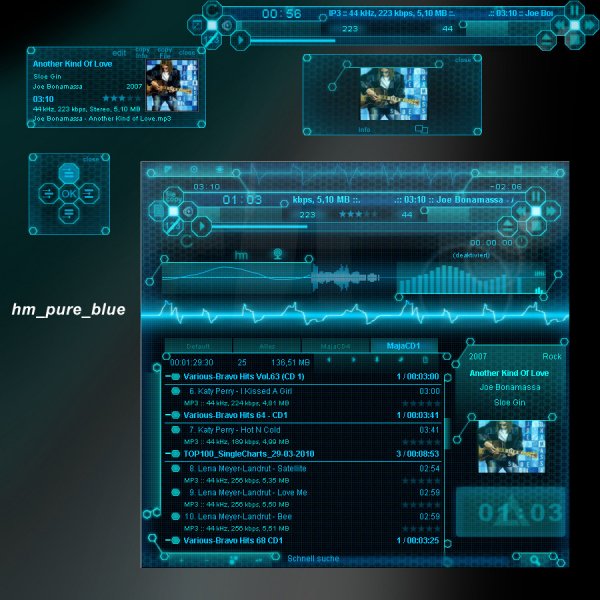 Hm pure blue