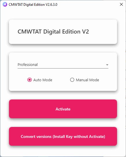 CloudMoe Windows 10+Activation Toolkit Digital Edition 2. 6. 3