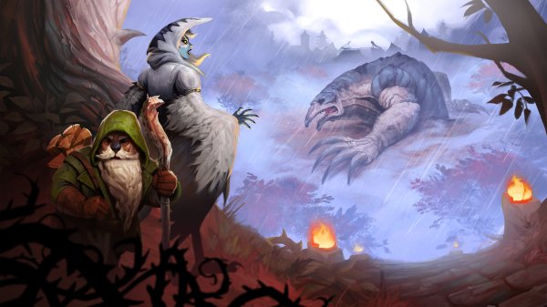 Дренажный крот Drainage Mole in Scarlet Orchard 3840x2160 4К
