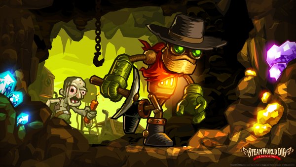 Обои Wallpaper1 SteamWorld Dig 1920x1080