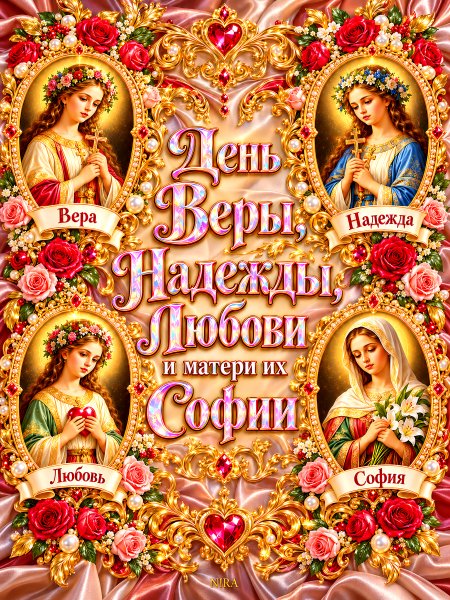 День Веры, Надежды, Любови и матери их Софии