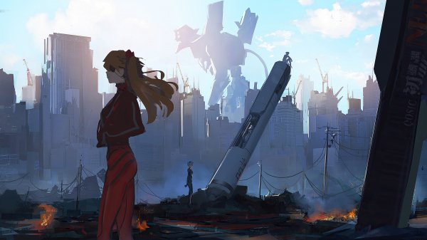Asuka lneon genesis evangelion