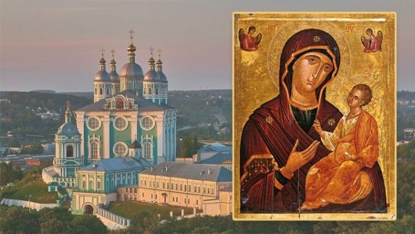 Ансамбль КАНТОРС - "К Богородице прилежно" тропарь Божией Матери перед иконой Одигитрия (Смоленская икона)