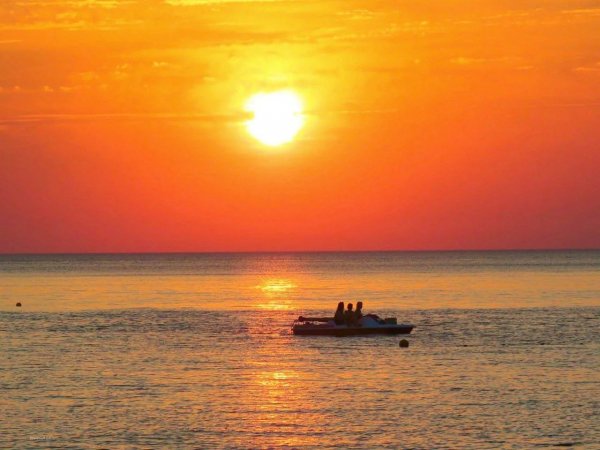 Анапа. Закат над морем