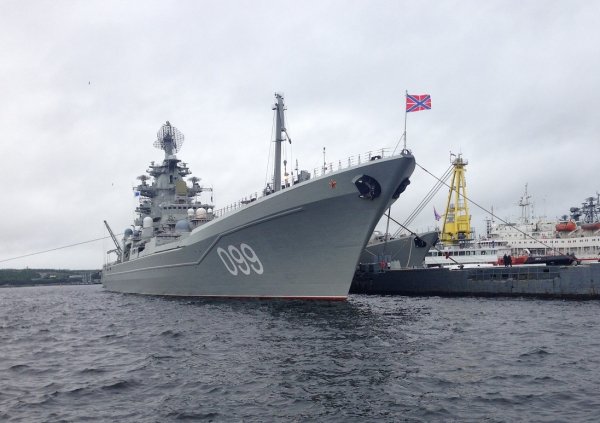 ТАРКР &amp;quot;Пётр Великий&amp;quot; в Североморске