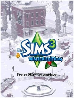 The Sims 3 Winter Edition 240x320 N95 N7