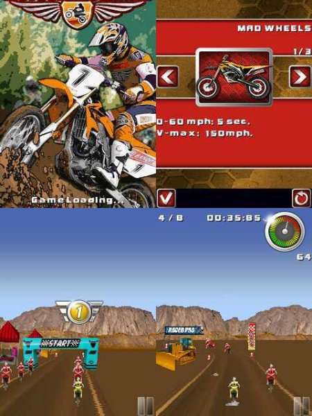 Motocross Mania 128x160 6101