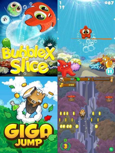 Bubble X SliceampGiga Jump 240x320 N73