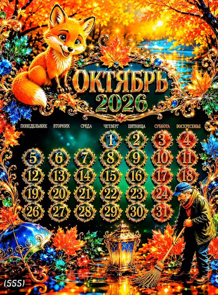 Октябрь-.-Календарь
