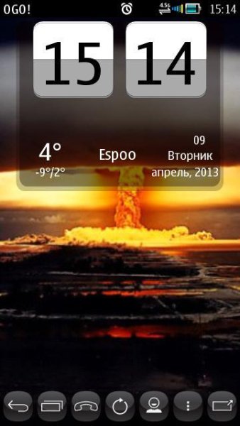 WeatherClock HTC Style
