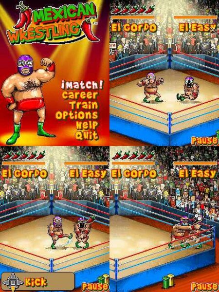 Mexican Wrestling 128x160 6101