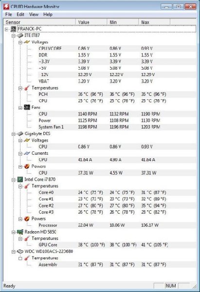 HWMonitor 1.25 Portable by Loginvovchyk