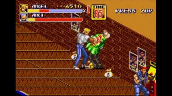 Streets of Rage 2 - Special Lifebar Recovery (based on SoR4)