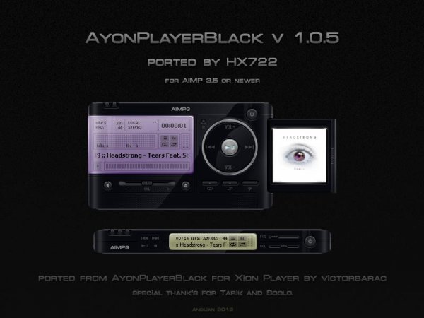 AyonPlayerBlack