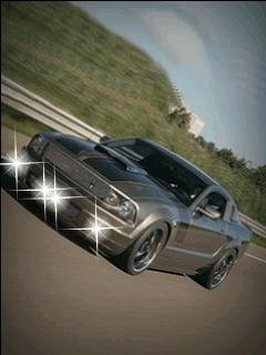 Mustang car animated