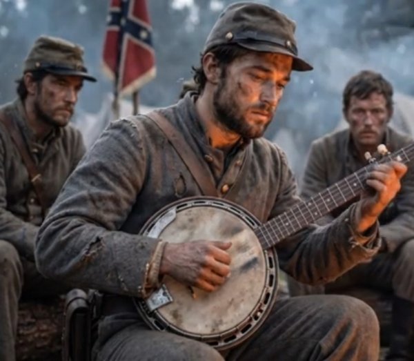 ??? - TENTING TONIGHT _ Confederate Soldiers Around the Campfire (1863)