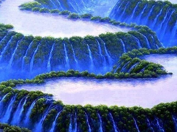 Озера и водопады