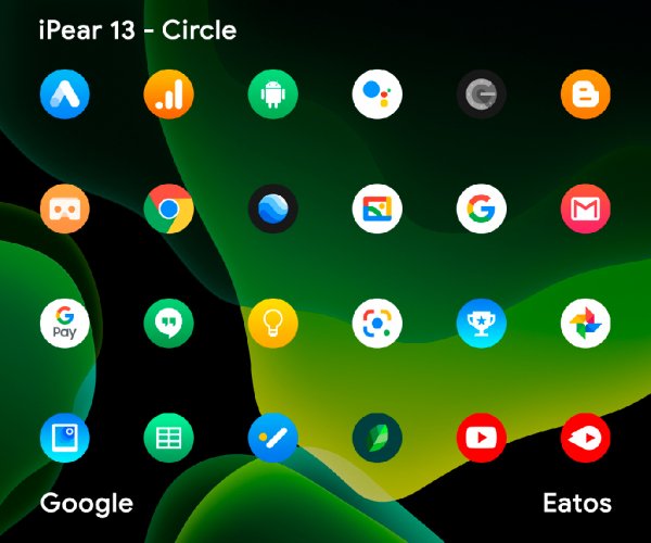 iPear 13 Round Icon Pack v1.0.7