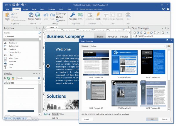 WYSIWYG Web Builder 17
