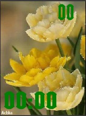 3 Нежные цветы анимация