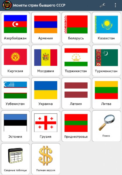 Монеты стран бывшего СССР 1.3