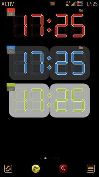 LCD digital clock