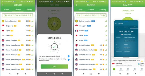 Kiwi VPN 42.30.09