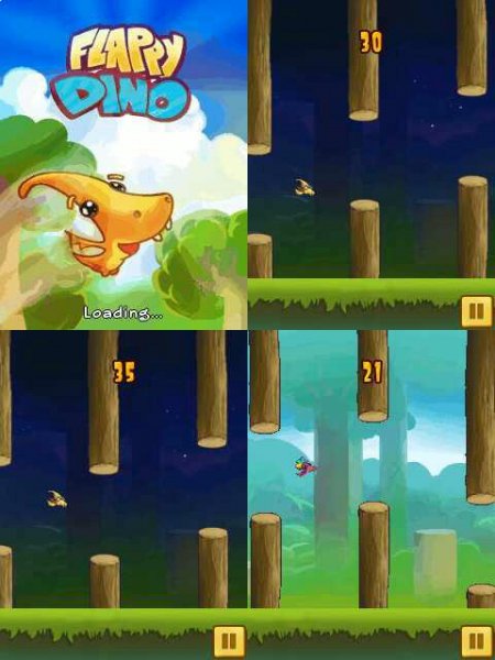 Flappy Dino 240x320