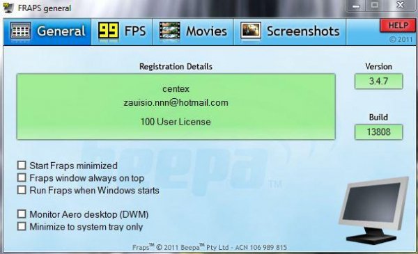 Fraps 3.4.7-Fraps 3.5.99