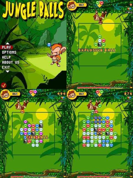 Jungle Balls 240x320 6280