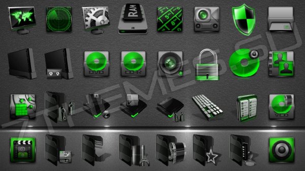 7tsp One Vision Green IconPack