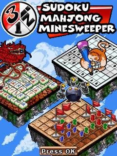 3 in 1 puzzle game 240x320 se