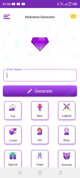 Nickname Generator 1.11
