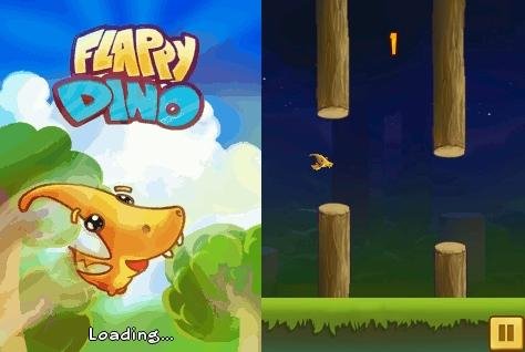 Flappy Dino 128x160
