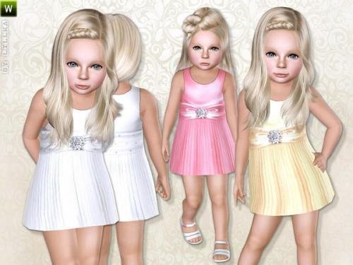 lillka Satin Pleated Dress