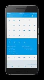 Flat Style Bar Indicators 5.11 Xposed