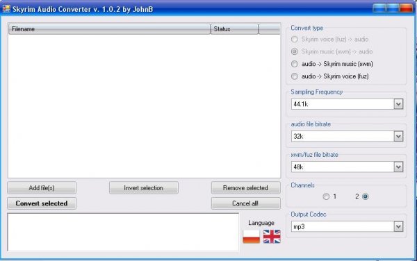 Skyrim Audio Converter 1 0 2-8303-1-0-2