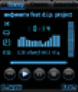 blue neon skin