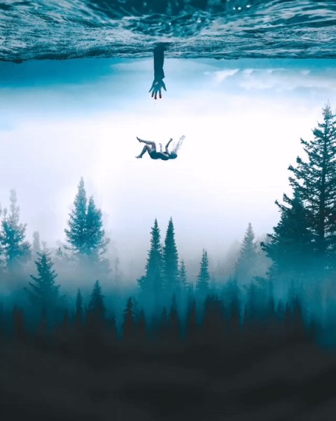 Удaр о днo помoгает вcплыть