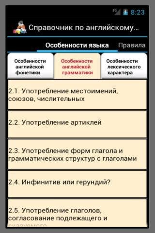 Английский язык. Справочник1.2