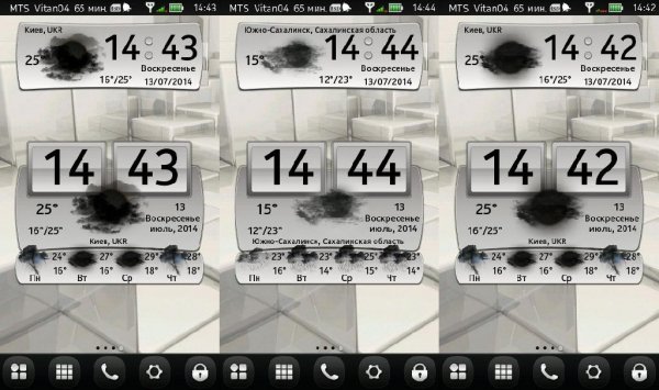 Mod Icons Weather WeatherClock v.43 By Vitan04