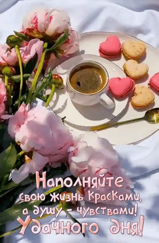 Анимированная открытка наполняйте свою