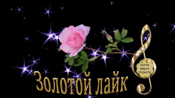 Золотой лайк от меня