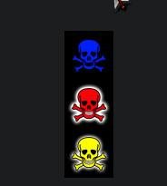 Skulls Кнопка пуск