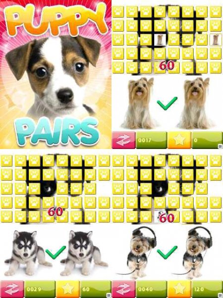 Puppy Pairs 320x240