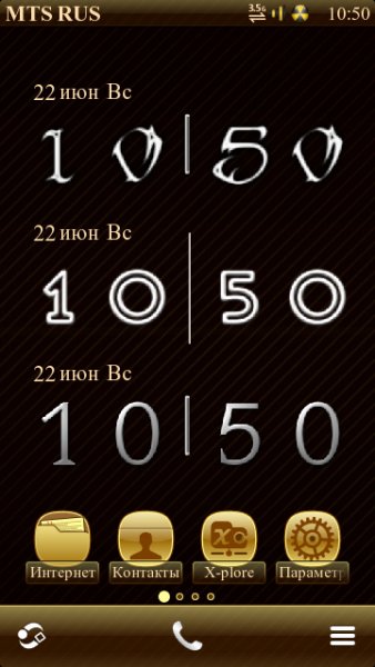 LCD DigitalClock Widget (mod by SeCReTIV