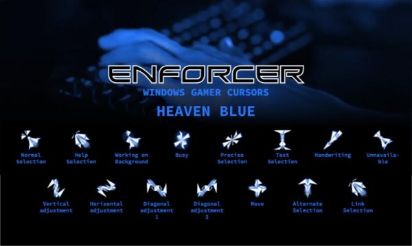 Enforcer Cursors Heaven Blue