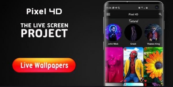 Pixel 4D Live Wallpapers Pro v3.3.2